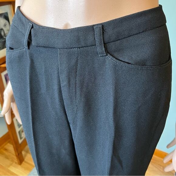 VTG Vertigo of Paris Womens Cuffed Crepe Dress Pants 10 Creased Quiet Luxury - Picture 2 of 5